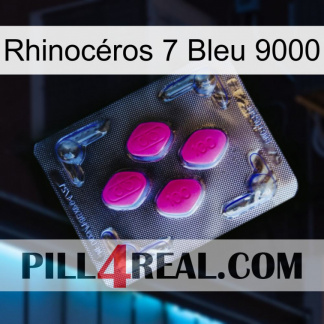 Rhinocéros 7 Bleu 9000 02